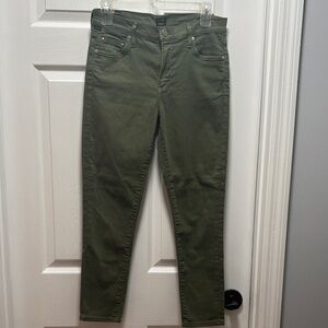 Citizens Of Humanity Olive Green Jeans